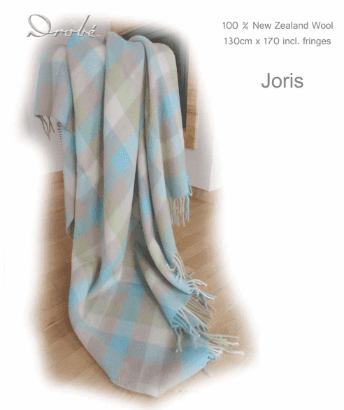 Плед Joris, состав 100% шерсть , р-р 130х170 см , DROBE