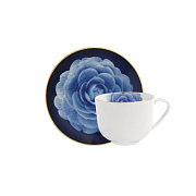 Блюдце фарфоровое OLYMPUS ROYAL BLOOM, д. 15 см  магазин «Аура Дома»