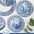 Тарелка суповая фарфоровая INDIGO, д. 21,5 см