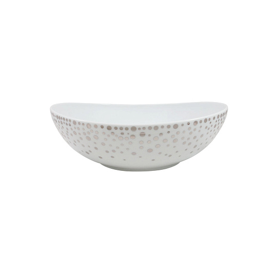 Салатник фарфоровый BALLET SILVER RAIN, д. 26 см