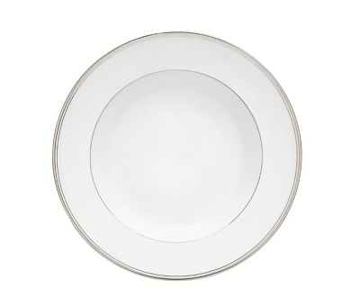 Блюдо глубокое фарфоровое OLYMPUS PLATINE, д. 23 см