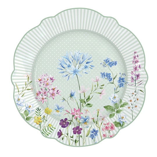 Тарелка десертная  фарфоровая FLORAISON, д. 20 см