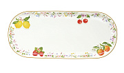 Блюдо сервировочное фарфоровое FANCY FRUIT, размер: 34x15 см в подарочной упаковке  магазин «Аура Дома»