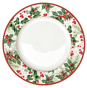 Блюдо сервировочное фарфоровое CHRISTMAS BERRIES, д. 26,5 см  магазин «Аура Дома»