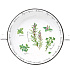 Блюдо глубокое фарфоровое HERBARIUM, д. 20 см