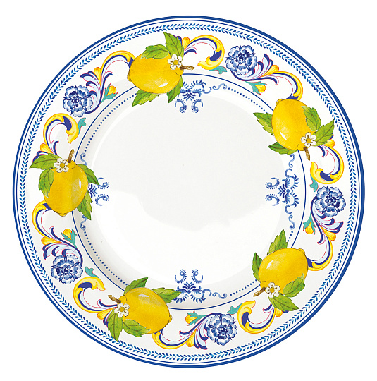 Тарелка закусочная  фарфоровая POSITANO, д. 26,5 см