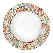 Тарелка суповая фарфоровая  WILLIAM MORRIS NATURAL, д. 21,5 см Easy Life магазин «Аура Дома»