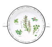 Блюдо глубокое фарфоровое HERBARIUM, д. 20 см Easy Life магазин «Аура Дома»