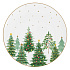 Тарелка  фарфоровая FESTIVE TREES, д. 19 см