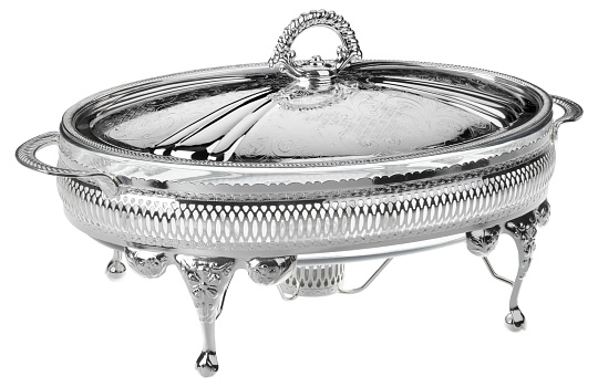 Блюдо для сервировки овальное с крышкой, размер: 35x22x18,5 см, Queen Anne