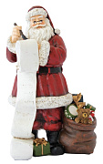 Статуэтка новогодняя декоративная CHRISTMAS FIGURINES, размер: 15,5x12x24,5 см  магазин «Аура Дома»