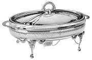 картинка Блюдо для сервировки овальное с крышкой, размер: 35x22x18,5 см, Queen Anne Queen Anne магазин «Аура Дома»