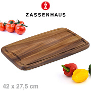 картинка Доска разделочная деревянная р. 42x27,5 см,Zassenhaus  Zassenhaus  магазин «Аура Дома»