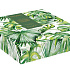 Салатник фарфоровый TROPICAL LEAVES GREEN, размер: 26х11,5 см в подарочной упаковке