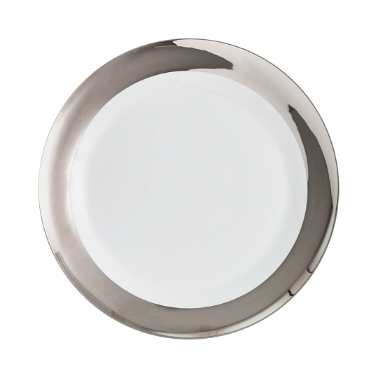 Тарелка сервировочная фарфоровая, BALLET PREMIUM PLATINUM, д. 32 см