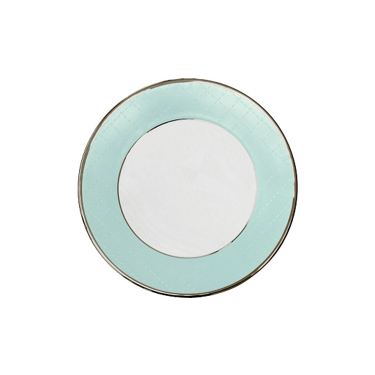 Тарелка дессертная фарфоровая PETALA SIMPLES ETHEREAL BLUE, д. 23 см