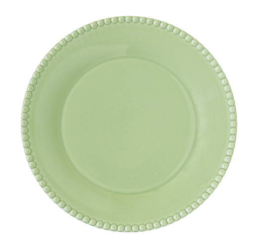 Блюдо сервировочное фарфоровое TIFFANY GREEN, д. 26 см