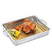 картинка Жаровня для гриля и духовки STYLE BBQ размеры 5,5х24х34 см  Kuchenprofi магазин «Аура Дома»