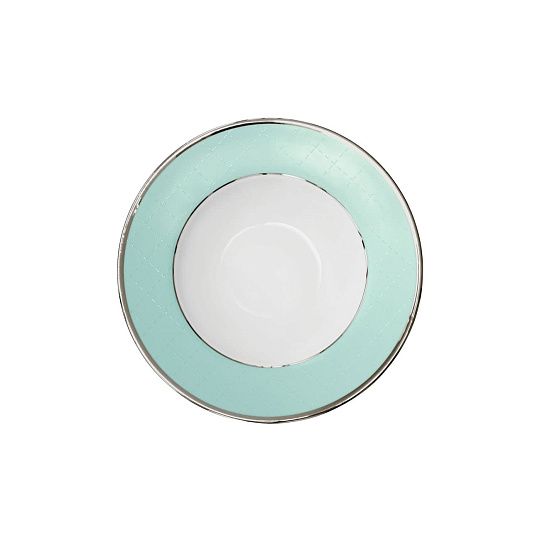 Тарелка суповая фарфоровая PETALA SIMPLES ETHEREAL BLUE, д. 22 см
