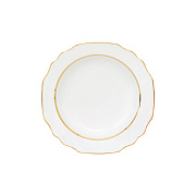 Тарелка суповая фарфоровая VIENA PREMIUM GOLD, д. 23 см PORCEL - Industria Portuguesa de Porcelanas, S.A Португалия, AP.77-3770-909 Оливеира до Баирраo магазин «Аура Дома»
