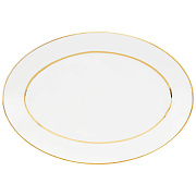 Блюдо овальное фарфоровое MYTH PREMIUM GOLD, размер: 39х27 см PORCEL - Industria Portuguesa de Porcelanas, S.A Португалия, AP.77-3770-909 Оливеира до Баирраo магазин «Аура Дома»