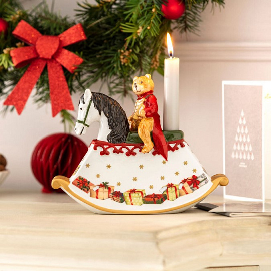 Новогодняя игрушка Villeroy & Boch, качалка, 17 см. Christmas Toy's