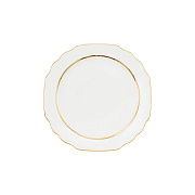 Блюдо круглое фарфоровое VIENA PREMIUM GOLD, д. 22 см PORCEL - Industria Portuguesa de Porcelanas, S.A Португалия, AP.77-3770-909 Оливеира до Баирраo магазин «Аура Дома»