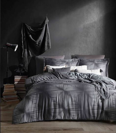 Комплект постельного белья MIND, состав: 100% хлопок, размер: евро
