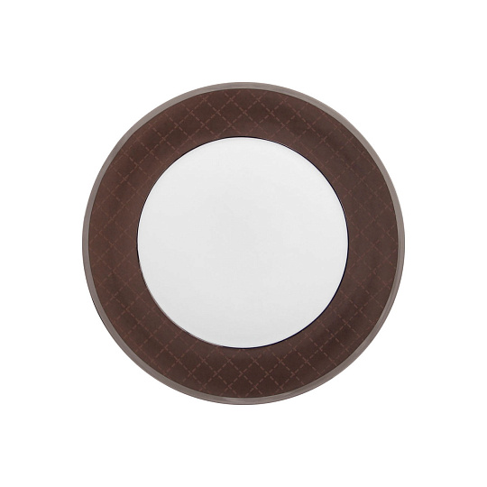 Тарелка десертная фарфоровая, PETALA SIMPLES ETHEREAL CHOCOLAT, д. 23 см