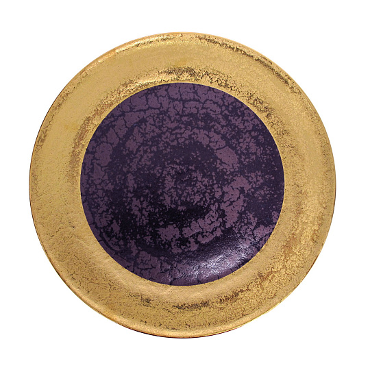Блюдо сервировочное, 32 см, фарфор, серия GOLDEN VELVET