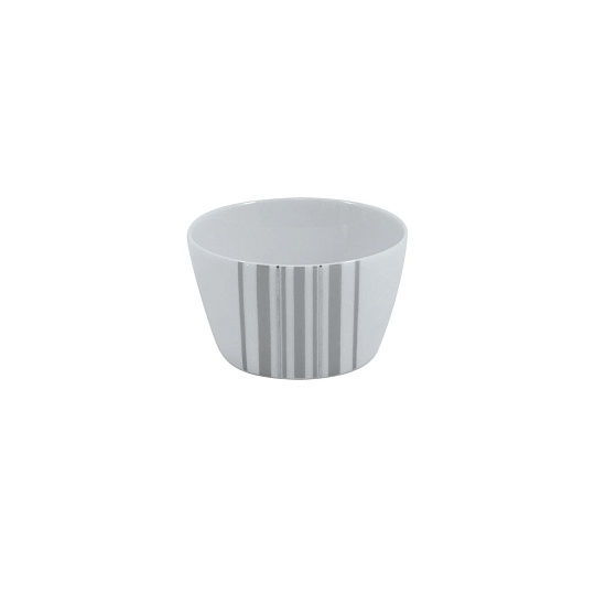 Салатник, 15 см, фарфор, серия SILVER STRIPES
