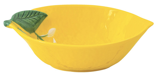 Салатник фарфоровый FLEURS ET CITRONS, размер: 30x22 см