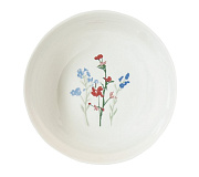 Тарелка суповая фарфоровая MILLE FLEURS BLUE, д. 18 см Easy Life магазин «Аура Дома»