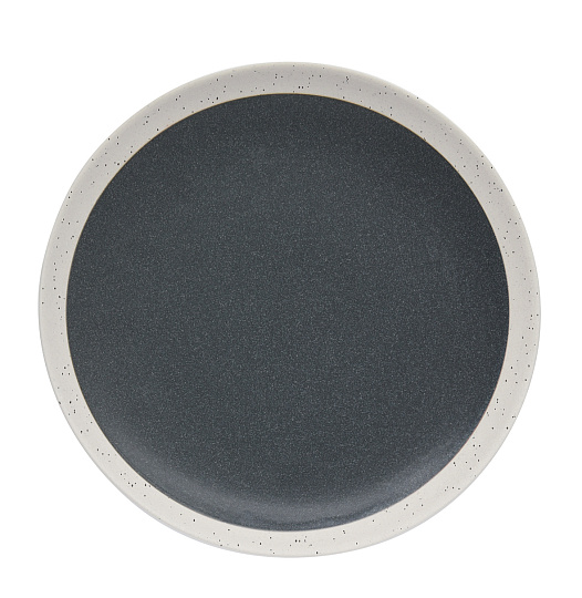 Тарелка закусочная керамическая GRAPHITE DARK GREY, д. 27 см