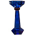 Подсвечник стеклянный BLUE, выс. 23 см в подарочной упаковке