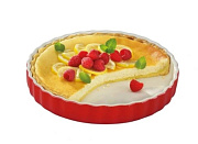 картинка Форма для выпечки круглая красная, д. 28 см Kuchenprofi магазин «Аура Дома»