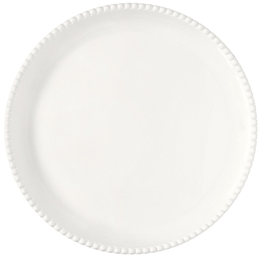 Блюдо сервировочное фарфоровое TIFFANY WHITE, д. 32 см
