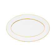 Блюдо овальное фарфоровое MYTH PREMIUM GOLD, размер: 31х20 см PORCEL - Industria Portuguesa de Porcelanas, S.A Португалия, AP.77-3770-909 Оливеира до Баирраo магазин «Аура Дома»