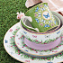 Блюдо сервировочное фарфоровое SPRING PARADE, размер: 35x15 см