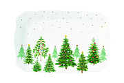 Блюдо сервировочное фарфоровое FESTIVE TREES, размер: 35x23 см в подарочной упаковке  магазин «Аура Дома»