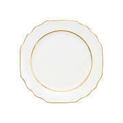 Тарелка закусочная фарфоровая VIENA PREMIUM GOLD, д. 27 см PORCEL - Industria Portuguesa de Porcelanas, S.A Португалия, AP.77-3770-909 Оливеира до Баирраo магазин «Аура Дома»
