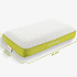 Подушка GALAXY MOTION SOFT, размер: 65x40см, верх: 65% ПЭ, 35% вискоза, наполнитель: 100% полиуретан
