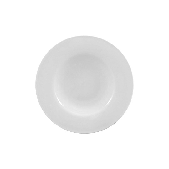 Тарелка суповая фарфоровая BALLET WHITE, д. 23 см