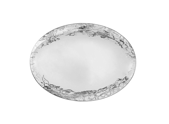 Блюдо овальное фарфоровое BALLET BELLE EPOQUE PT, размер: 30x22 см