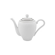 Кофейник, 1,44 мл, фарфор, серия ETHEREAL WHITE PORCEL магазин «Аура Дома»