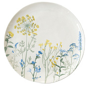 Тарелка закусочная фарфоровая MILLE FLEURS YELLOW, д. 26 см Easy Life магазин «Аура Дома»