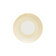Блюдо круглое фарфоровое COUPE GOLDEN ORBIT, д. 21 см PORCEL - Industria Portuguesa de Porcelanas, S.A Португалия, AP.77-3770-909 Оливеира до Баирраo магазин «Аура Дома»