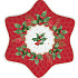 Блюдо сервировочное фарфоровое CHRISTMAS BERRIES, д. 22,5 см в подарочной упаковке