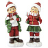Набор статуэток декоративных CHRISTMAS FIGURINES (2 шт), размер: 8x7x20,5 см
