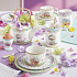 Набор блюдец фарфоровых SPRING BLOOM (4 шт), д. 19 см в подарочной упаковке